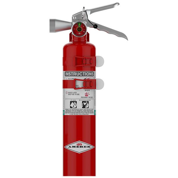 Amerex 385TSAX Amerex 2 1/2 lb. Halotron I Fire Extinguisher w/Vehicle Bracket