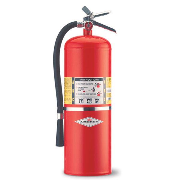 Amerex 411AX Amerex 20 lb. ABC Dry Chemical Fire Extinguisher w/Wall Hanger