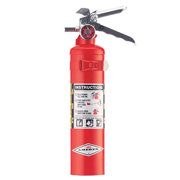 Amerex 417TAX Amerex 2 1/2 lb. ABC Dry Chemical Fire Extinguisher w/Vehicle Bracket