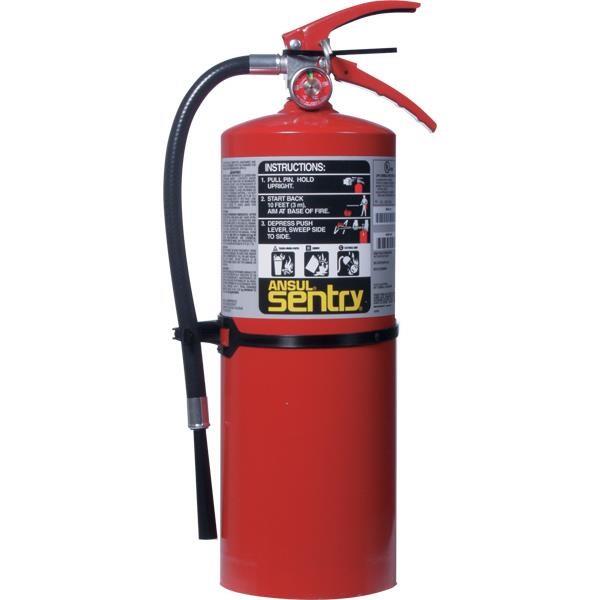 Ansul 436500 Sentry 10 lb. ABC (Foray) Dry Chemical Fire Extinguisher w/ Wall Hanger