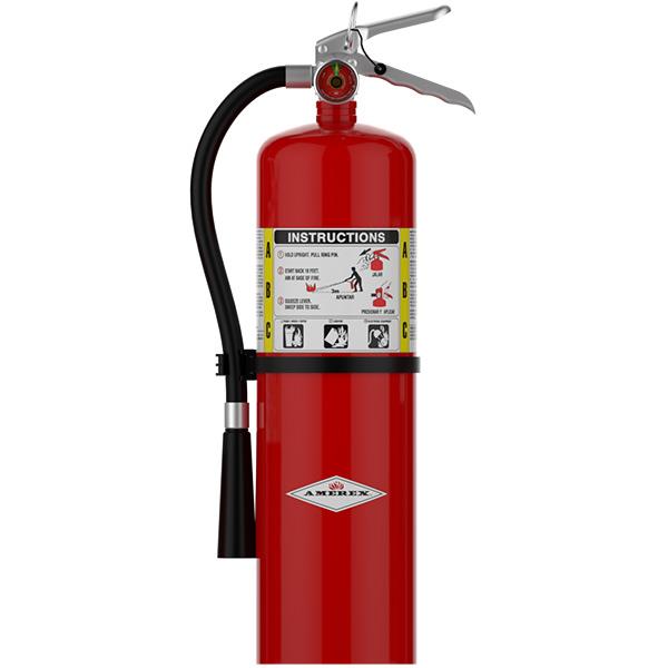 Amerex 456AX Amerex 10 lb. ABC Dry Chemical Fire Extinguisher w/Wall Hanger