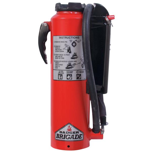Badger 466523 Badger 10 lb. PK Brigade Cartridge Operated Fire Extinguisher - CO2