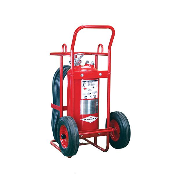 Amerex 488AX Amerex 125 lb. Wheeled Stored Pressure ABC Dry Chemical Fire Extinguisher