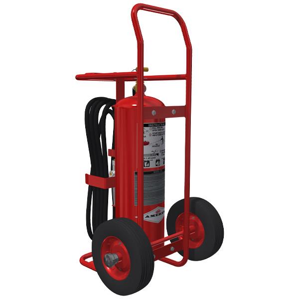 Amerex 495AX Amerex 50 lb. Wheeled Stored Pressure ABC Dry Chemical Fire Extinguisher
