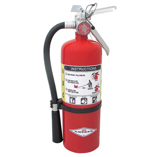 Amerex 500AX Amerex 5 lb. ABC Dry Chemical Fire Extinguisher w/Wall Hanger