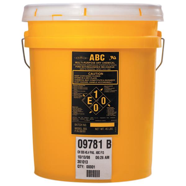 Amerex 555AX Amerex ABC High Performance Dry Chemical Recharge Powder