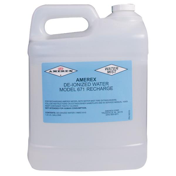 Amerex 671AX Amerex 2.5 Gallon Deionized Water Charge - 2/Pack