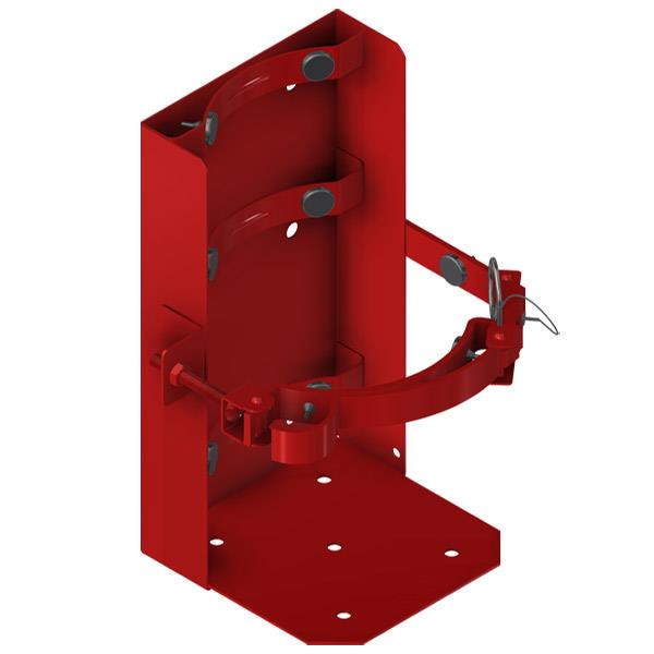 Amerex 810GAX 20 lb. Amerex Heavy-Duty Galvanized Vehicle Bracket (Fits 7" Dia. Shell)