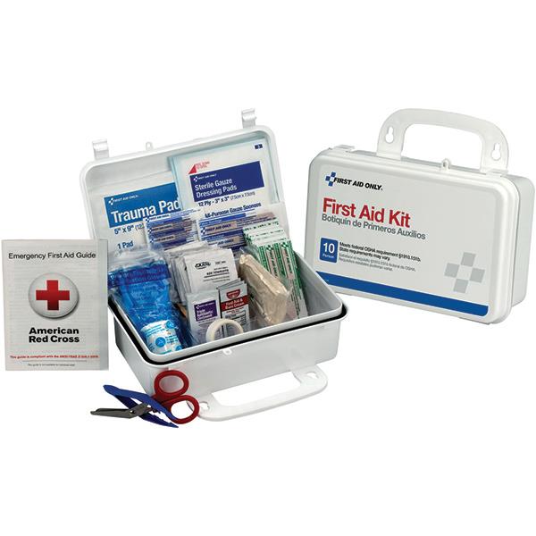 Heiser FAK6060 General Business First Aid Kit - 10 Person (Plastic Case)