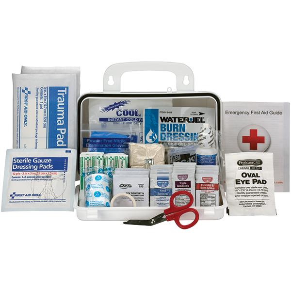 Heiser FAK90754 OSHA/ANSI Compliant First Aid Kit - 10 Person (Plastic Case)