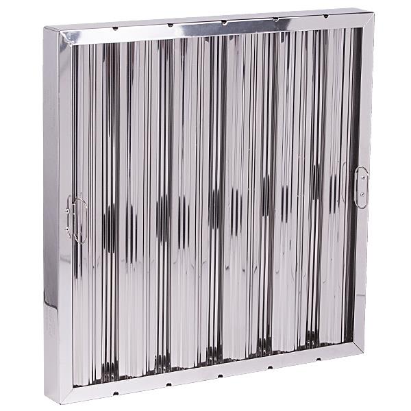 Heiser FT2020SS FireTech 20"H x 20"W Stainless Steel Baffle Grease Filter