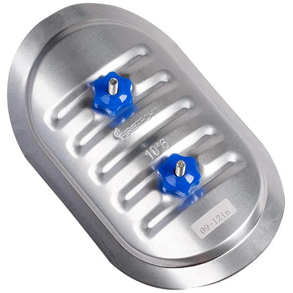 Heiser FTRC9 FireTech Round Sandwich Style Clean-Out Access Door - For 9" - 12" Dia. Ducts, 750°F