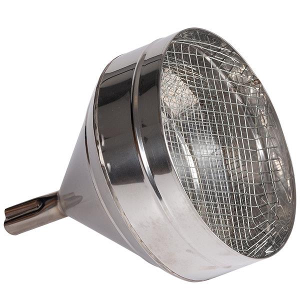 Heiser FU200SS Stainless Steel Dry Chemical Funnel  Large