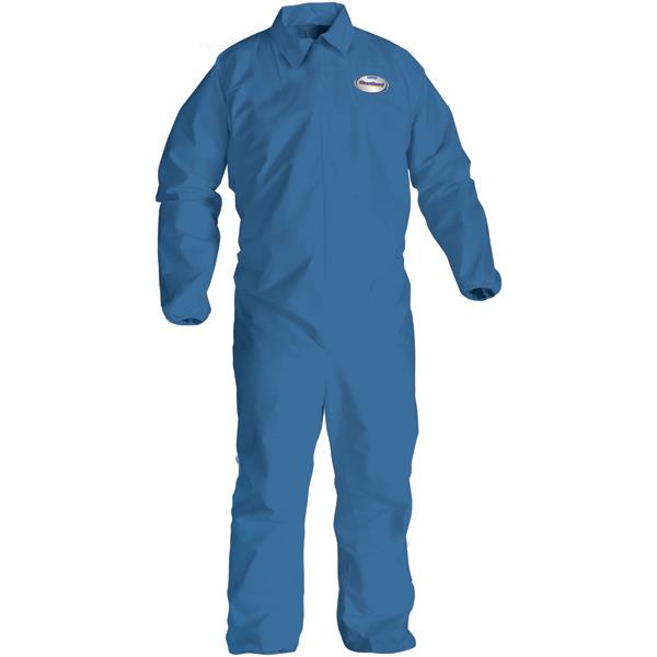 Heiser H163 KleenGuard A60 Blue Coveralls - 3X-Large - Chemical Resistant