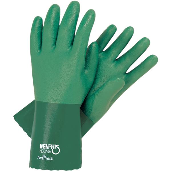 Heiser H247 Neomax Premium Supported Neoprene Gloves - X-Large - 12" Gauntlet - Chemical Resistant