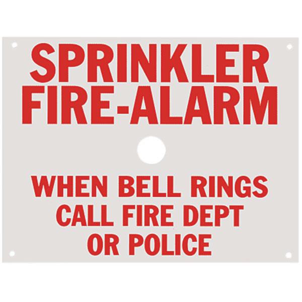 Heiser S765 Sprinkler Fire-Alarm - 7 1/4"W x 7"H