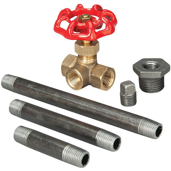 Heiser SGVK 3-Way Sprinkler Gauge Valve Kit