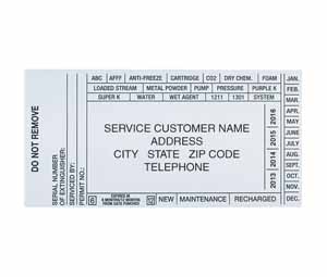 Heiser 129F Custom Florida Service Label