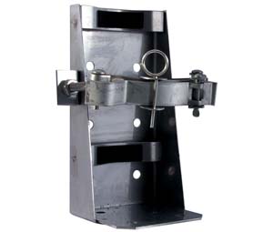 Heiser 3104VSS Heavy-Duty Stainless Steel Vehicle Bracket (Fits up to 4 3/8" Dia. Shell)