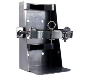 Heiser 3105VSS Heavy-Duty Stainless Steel Vehicle Bracket (Fits up to 5 3/8" Dia. Shell)