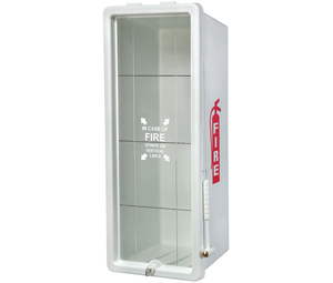Heiser FC20W 20lb. FireTech™ Molded Fire Extinguisher Cabinet, White
