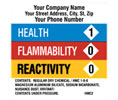 Heiser HMC2 Custom HAZ-MAT (HMIS) Communication Labels - BC
