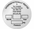 Heiser SCBAC Custom SCBA Test Label - Matte