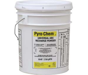 Heiser URC50ABC Universal ABC Dry Chemical Recharge Powder - 50 lb. Pail