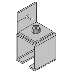 Henderson 1/290/SS Stainless Steel Side Wall Bracket 