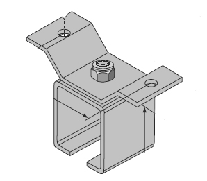 Henderson 3/301/SS Stainless Steel Overhead Bracket 