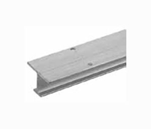 Hettich HT7001-6 Sliding By-Pass Door Double Carrier “I” Beam Track - 150 lb. Capacity, 6 Feet