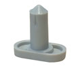Hiawatha 603 Gray Rubber Wood Door Silencer - pk of 100