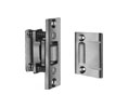 Hiawatha 1041-US10 Satin Clear Coated Roller Latch with 2-1/4" Cast Strike