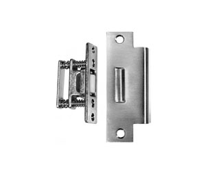 Hiawatha 1042-US3 Polished Clear Coated Roller Latch with ASA Strike