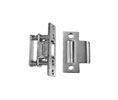 Hiawatha 1043-US10 Satin Clear Coated Roller Latch with 2-3/4" Strike