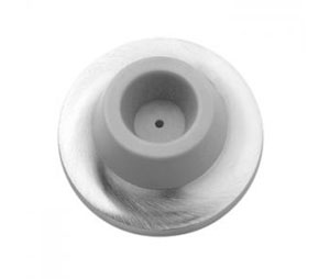 Hiawatha 9213T-US10B Satin Oxidized Oil Rubbed Bronze 1"H x 2 1/2" Dia. Concave Wall Bumper