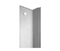 Hiawatha DE-1AJ 90°10-US32DMS 10" Satin Antimicrobial Coated Stainless Steel 90° Mortise - Overlapping Door Edge