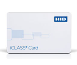HID 2000PGGMB iClass Smart Card, White with Gloss Finish, Programmed, Inkjetted