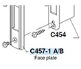 Horton C457-1 A Horton Door Parts - Face Plate