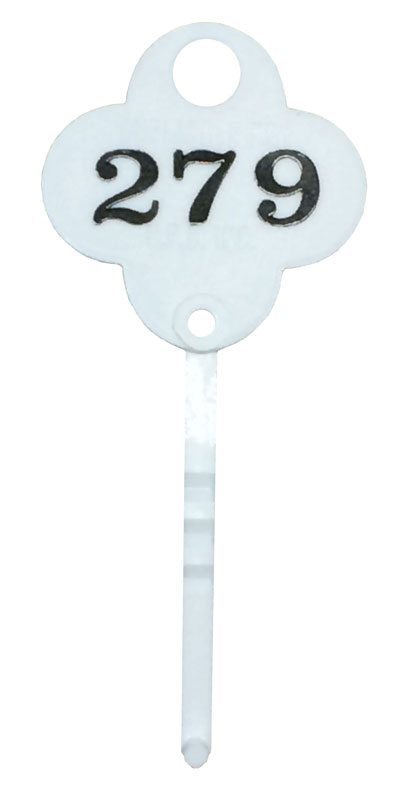 Cloverleaf Number Tags (261-280)