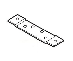 Don-Jo HR-130 4-1/2" Hinge Reinforcement - Raw Steel Finish