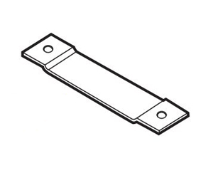 Don-Jo HR-200-4 1/2 Raw Steel Hinge Reinforcement