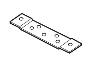 Don-Jo HR-218 6" Hinge Reinforcement - Raw Steel Finish
