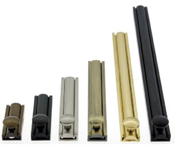 idh 11046B 26D 6" Classic Solid Brass Surface Bolt - Satin Chrome