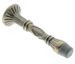 idh 13097D 019 4" Ribbon & Reed Arrow Base Stop - Matte Black