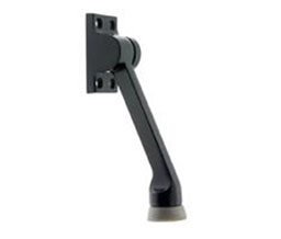 idh 13102D 015 5.5" Square Kickdown Stop/Holder - Satin Nickel