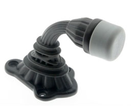 idh 13200D 019 Ribbon & Reed Crane Door Stop - Matte Black