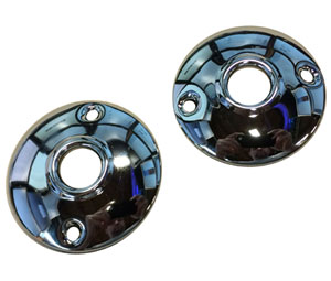 idh 21230M 026 2-1/2" Diameter Rosette - Pair - Polished Chrome