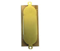 idh 25400E 003 Rectangular Flush Pull - Polished Brass