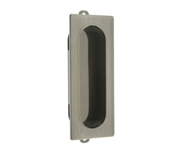 idh 25400H 003 Rectangular Flush Pull - Polished Brass